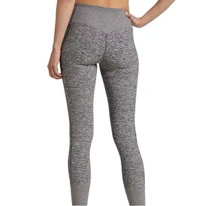 Alo Yoga AirSoft Gray Heather High Rise Yoga Workout Athletic Leggings Pants XS thumbnail 2