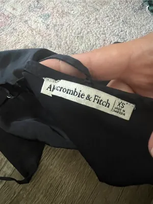 Abercrombie Black Satin Bodysuit size xs thumbnail 10