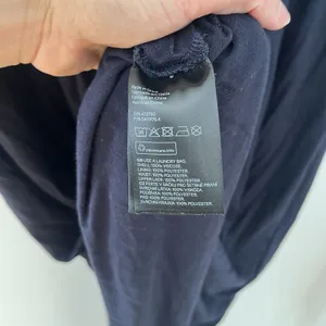 H&M Navy Blue Eyelet Maxi Dress Viscose‎ Size Small thumbnail 5