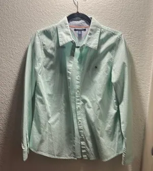 Tommy Hilfiger Green Casual Button Down Shirt thumbnail 2