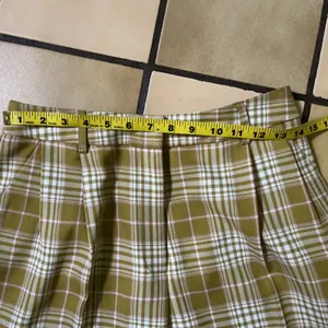 ASOS Plaid Pants Sz 6 Green Preppy Mod Retro Punk Skate Rocker Grunge Emo Ankle thumbnail 8