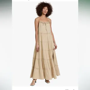 Anthropologie / Charlie Holiday Senorita Maxi Dress | Size 2 Boho coastal‎ thumbnail 2
