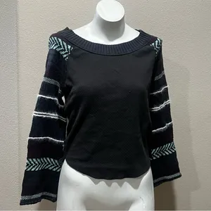 Free people gray pullover sweater thumbnail 2