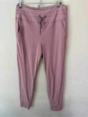 Halara SoftlyZero Plush High Waisted Full Length Jogger Large Mauve Purple thumbnail 2