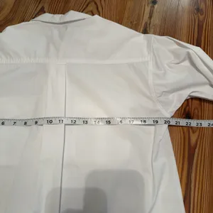 Good American *The Good Shirt* Women's 0 XS White Oxford Oversized Preppy Loose thumbnail 6