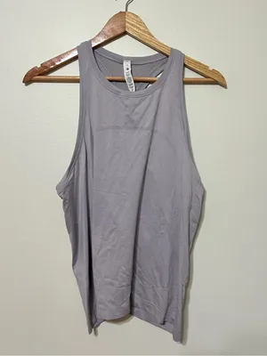 Lululemon Swiftly Tank Top Size 12 Purple Waist Length thumbnail 2