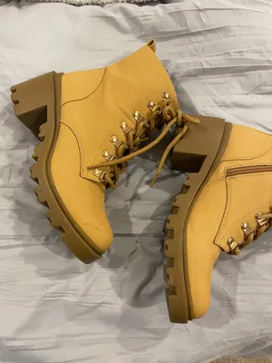 Heeled Booties Tan Size 7 thumbnail 3