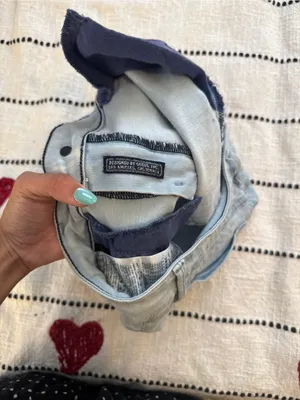 Guess Light Blue Animal Print Denim Mini Skirt thumbnail 7