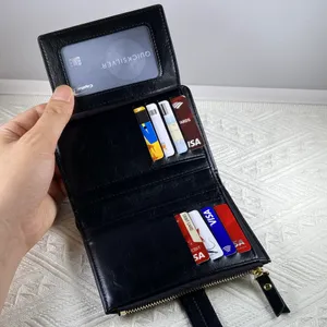 Wallet for Women,Trifold Snap Closure Wallet,Credit Card Holder Coin Purse thumbnail 5
