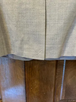 Banana Republic Cream Blazer Size 6 Wool Blend Two-Button Career Suit‎ Jacket thumbnail 5