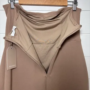 Meshki Rachel Crepe Bandeau Thigh Split‎ Mini Dress Size XL thumbnail 7