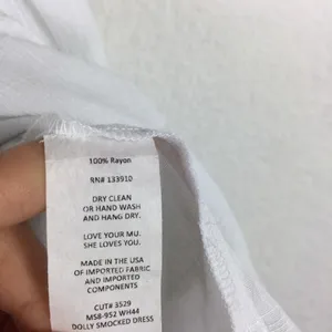 Show Me Your MuMu Dolly Smocked White Mini Dress Medium thumbnail 7
