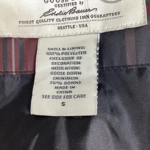 Eddie Bauer Women’s Goose Down Puffer Vest Tartan Plaid Size Small thumbnail 8