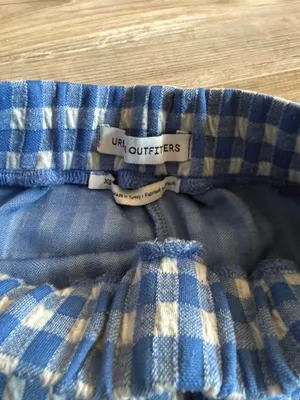 Urban Outfitters Blue and White Gingham Pants thumbnail 2