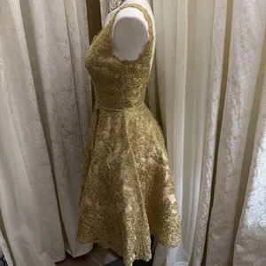Aspeed Gold Lace Prom Festive Dress thumbnail 3