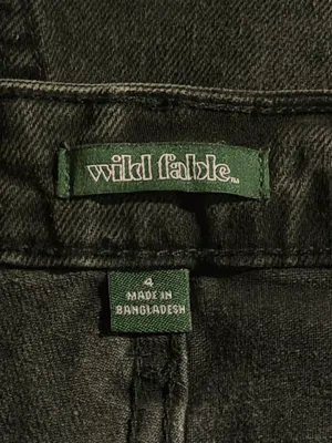 Wild Fable Black Distressed Denim Shorts thumbnail 3