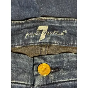 Seven7 Mid Rise Skinny Jeans Dark Wash Stretch Denim Women’s Size 30 thumbnail 7