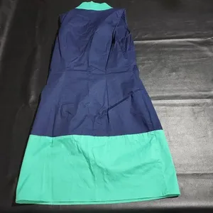 STS Sail To‎ Sable Womens Navy Green Sleeveless Shift Dress XS thumbnail 2