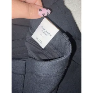 NWT Abercrombie Women's 18/34 Black Tailored Straight Dress Pants Curve Love thumbnail 5