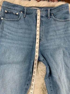 Madewell The Perfect Vintage Jean Belbury Wash High Waist Tapered Mom Jeans Size thumbnail 8