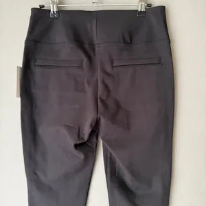Nine West Office Siren Academia Pintuck Skinny Ponte Trousers Black‎ thumbnail 7