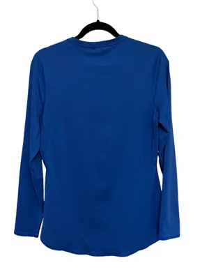 REI Women’s UPF 50+ Lightweight Base Layer Long-Sleeve Crew Top in Blue - Size M thumbnail 2