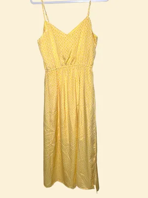 Maurices Yellow Spaghetti-Strap Maxi Dress - Lightweight Summer Style thumbnail 7