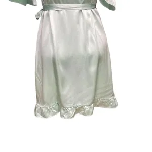 Hill‎ House The Nima Silk Wrap Dress in Mint Size Small thumbnail 7