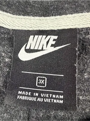 Nike Just Do It Crewneck Sweatshirt Gray Speckled 3XL Pullover Logo thumbnail 4