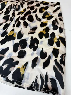 Wishlist Leopard Print Satin Mini Skirt size L thumbnail 7