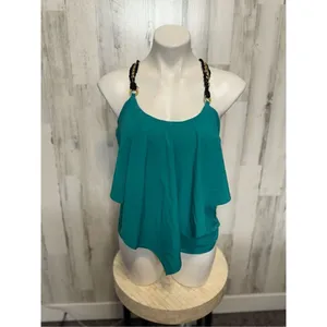 Akira green blouse thumbnail 2