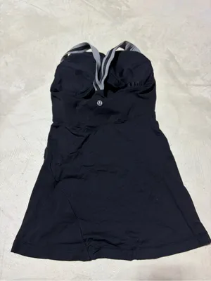 Lululemon Black Tank with built in bra thumbnail 4
