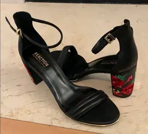 Kenneth Cole Reaction Lolita Embroidered Heels 9.5 thumbnail 1