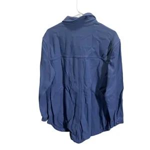 Eddie‎ Bauer Womens Blanket Shirt Jacket Blue Large thumbnail 3