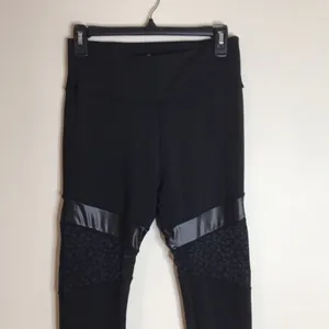 BSP‎ Ladies black athletic workout leggings size large thumbnail 2
