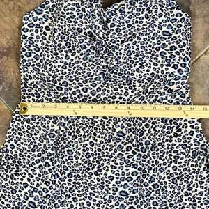 BTFBM Full Length Animal Print Back Cutout Summer Dress XL thumbnail 6