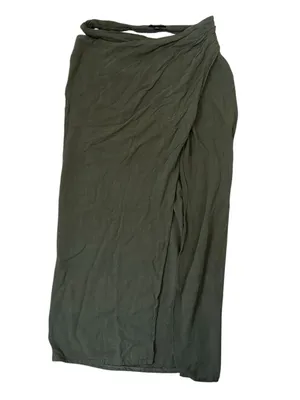 JLuxLabel New Age Maxi Skirt in Olive Green Size X-Large Resortwear thumbnail 2