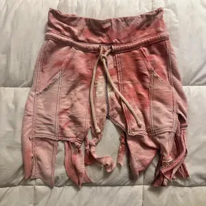 Free People Movement distressed water color slit mini skirt thumbnail 5
