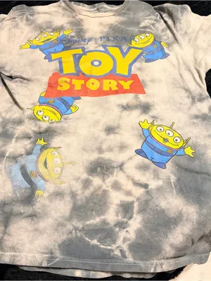 Vintage Disney Pixar Toy Story Alien Graphic Tee - Yellow & Blue thumbnail 3