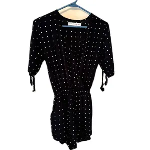Faithfull The Brand Polka Dot Wrap Romper XS thumbnail 6