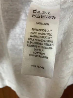 Tahari White Short-Sleeve Button Down Linen Collared V-neck Top Size L thumbnail 4
