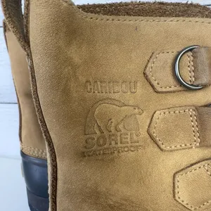 Sorel Caribou Women's Size 5 Waterproof‎ Brown Nubuck Insulated Boots NL1000-220 thumbnail 9