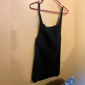 NWOT free people black mini dress‎ M thumbnail 3