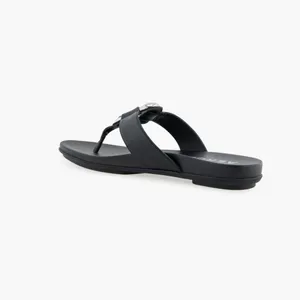 NEW Aerosoles Fallon Harness Sandal (Women) 9.5M, BLACK PATENT FAUX LEATHER thumbnail 3