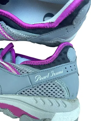 Pearl Izumi Women's Hybrid Cycling Shoe X-Alp Drift II Gray Purple 9.5 D EUR 42 thumbnail 5
