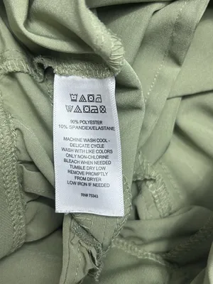 Tommy Bahama Golf Women’s Pants Medium Green Active Pull On Ankle Zip Athleisure thumbnail 4