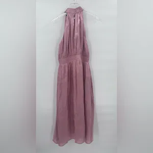 o.p.t Caralyn‎ Dress pink halter top maxi dress size medium thumbnail 5