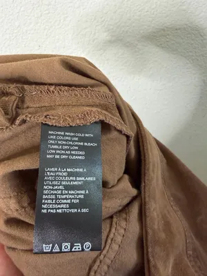 Free People In‎ My Feelings Cropped Bootcut Cord Pant in Chocolate Brown Size L thumbnail 10