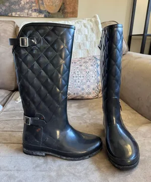 JustFab Tall Rubber Boots thumbnail 3