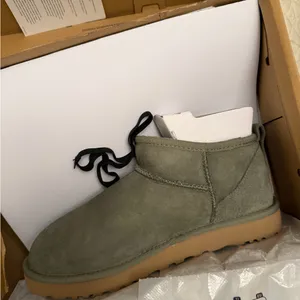 NIB UGG classic ultra mini moss green | size 8 women thumbnail 6